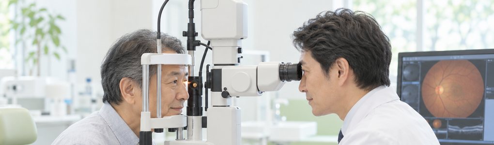 眼科のレーザー治療装置（イメージ）