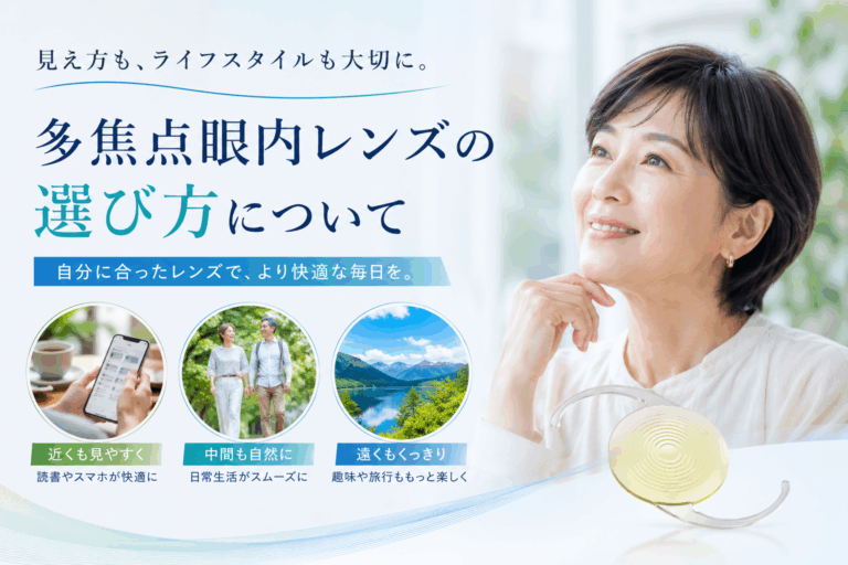 多焦点眼内レンズの選び方について
