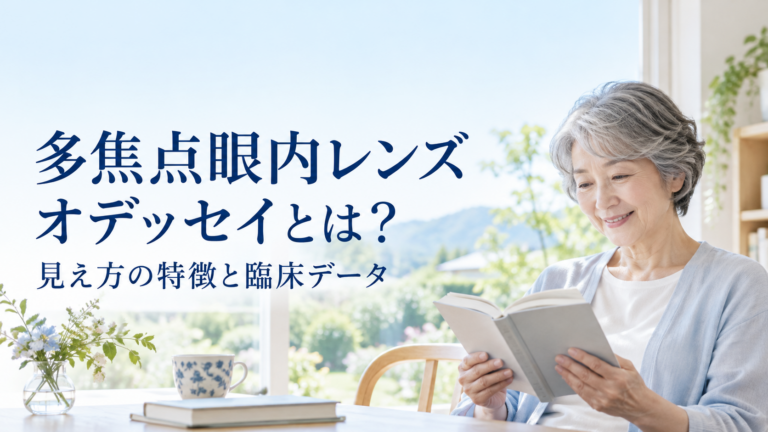 多焦点眼内レンズ「オデッセイ」とは？見え方の特徴と臨床データ